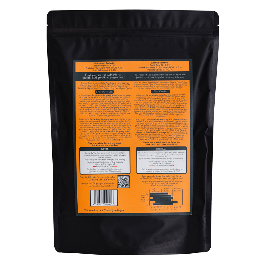 Fall Renu 4-4-4: Organic Autumn Soil Revitalizer for Sustainable Gardening