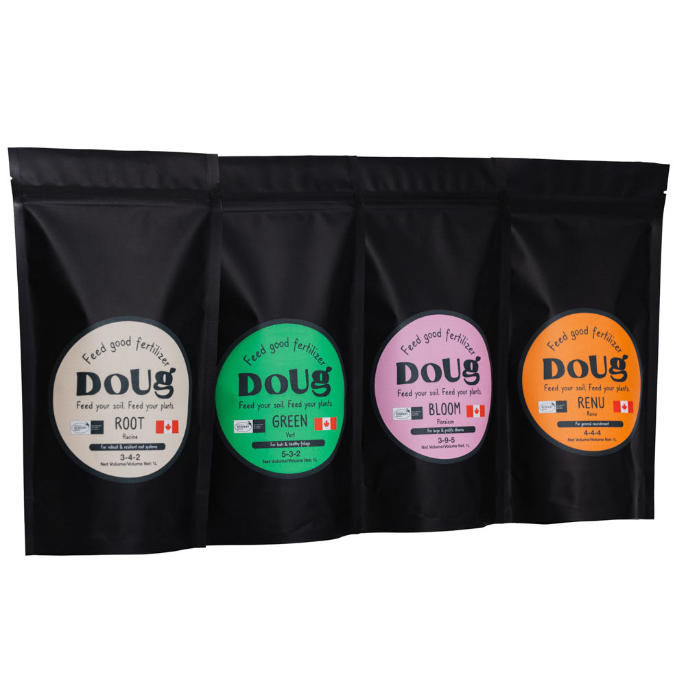 Doug's Four Season Garden Care Bundle: Organic Fertilizers for Year-Round Plant Health